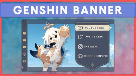 Genshin Banner Template Free Youtube Banner Twitter Banner Discord