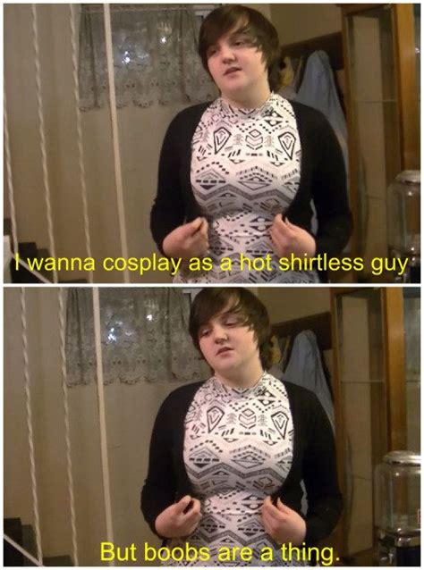 transgender ftm geeky humor shirtless men cosplay costumes nerdy boobs funny pictures