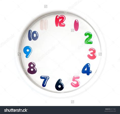 Printable Clock Face Without Hands