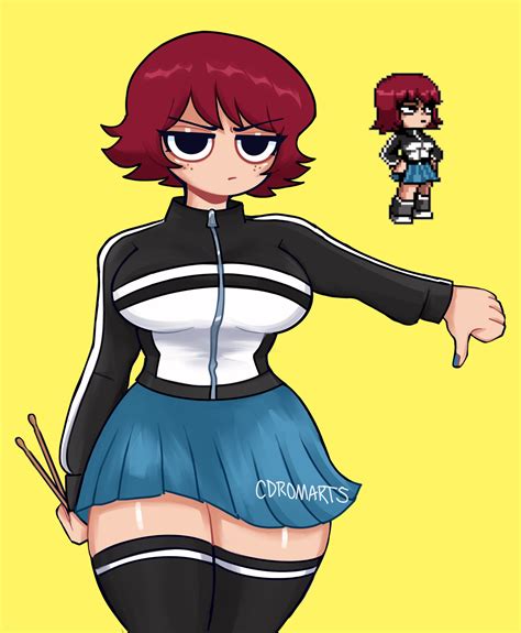 Kim Pine Scott Pilgrim Drawn By Cdromarts Danbooru