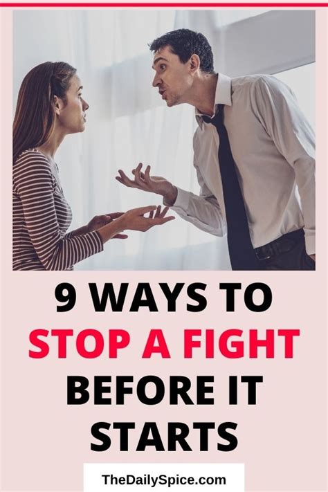 How To Stop Fighting In A Relationship The Daily Spice