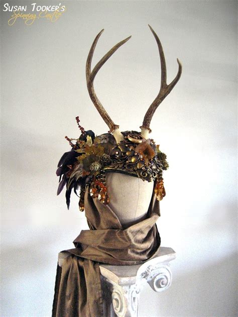 Antler Headdress Celtic Ritual Crown Fairy Costume Offbeat