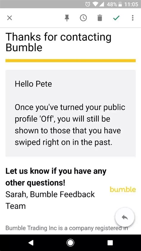 Company profile page for bumble and bumble llc including stock price, company news, press releases, executives, board members, and contact information Can a deleted profile still show up in matches on Bumble ...
