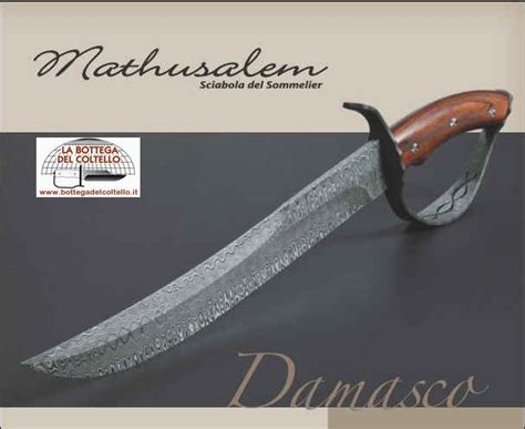 Librivox is a hope, an experiment, and a question: Sciabola del Sommelier in damasco al carbonio | La bottega ...