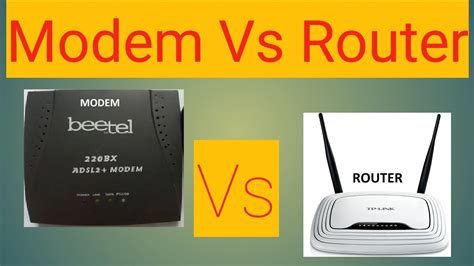 Modem Vs Router Difference Between Modem And Router Youtube