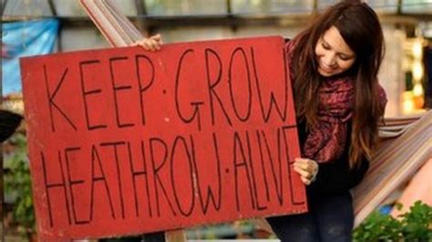Grow Heathrow Squatters Pledge Peaceful Resistance To Bailiffs Bbc News