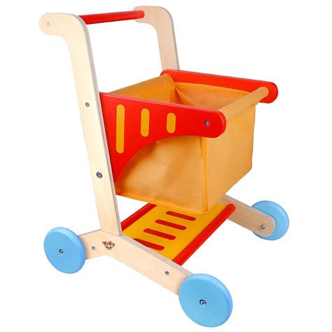 Wooden Shopping Cart The Brain Bus