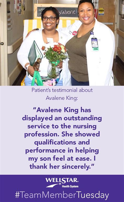 Avalene King Received The Daisy Award For Extraordinary Nurses In December In The Nomination