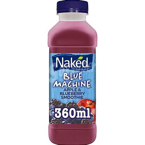 Naked Smoothie Blue Machine Botella De Cl