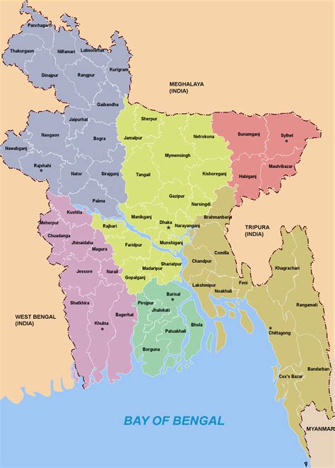 Maps Of Bangladesh District Map Of Bangladesh Vrogue