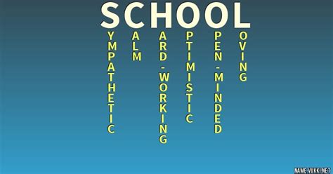 The Meaning Of School Name Meanings