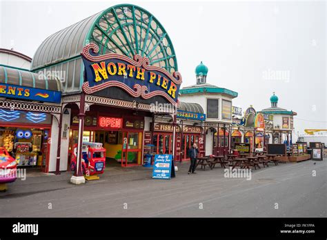 North Pier Blackpool Stock Photo Alamy