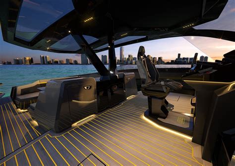 Tecnomar Lamborghini 63 Un Yacht De Luxe Inspiré De Lautomobile