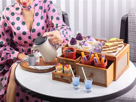 Meliá Chiang Mais New Afternoon Tea Makes A Splash With Purple