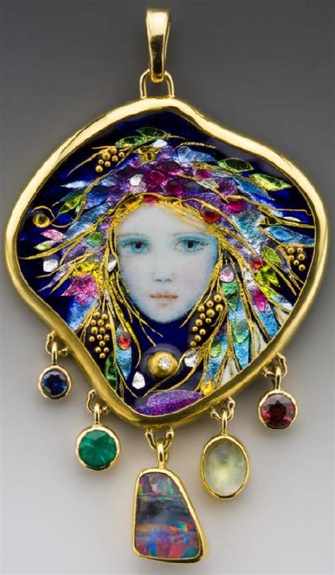 Mona And Alex Szabados Enamel Jewelry Art Art Kaleidoscope