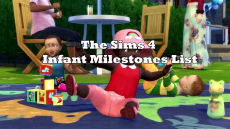 All Infant Milestones Sims 4 The Sims Book