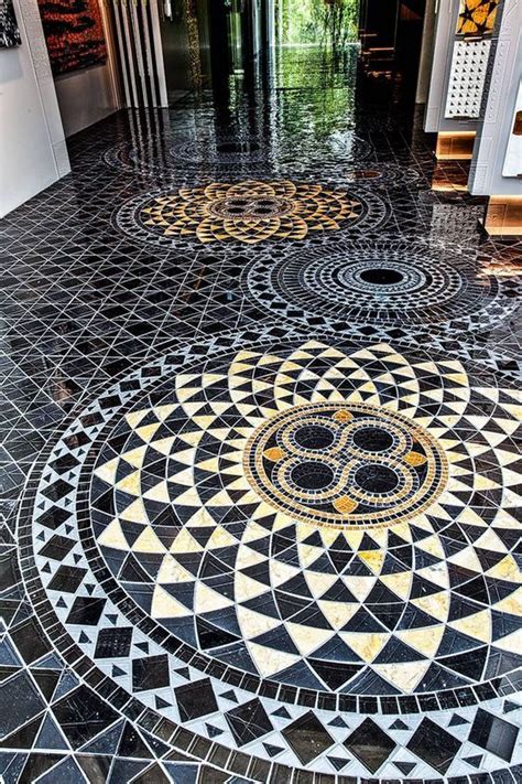 Beautiful Mosaic Of Tiles Mosaic Floor Tile Mosaic Flooring Floor