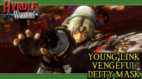 Hyrule Warriors Dlc Young Link Vengeful Deity Mask Youtube