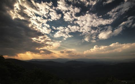 Blue Ridge Mountains Sunset Shenandoah National Park Vi Flickr