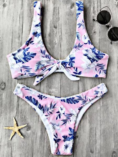 bowknot tropical bikini set ncocon