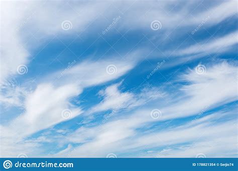 Amazing Cloudscape On The Sky Stock Photo Image Of View Light