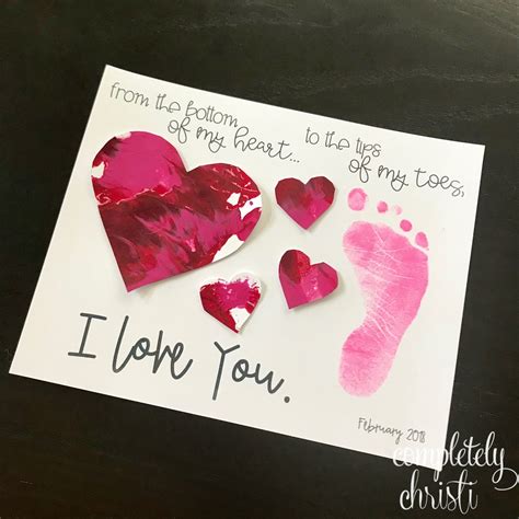 Easy Valentine Craft For Toddlers Completely Christi