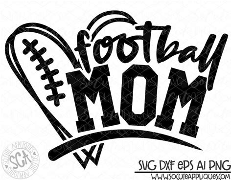 Football Mom Football Mom Svg Football Svg Svg Design Etsy