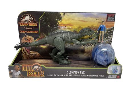 Jurassic World Camp Cretaceous Dino Escape Danger Pack Scorpios Rex W Kenji 194735004560 Ebay