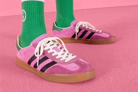 Adidas X Gucci Collab Drops Gazelle Sneakers Shoes Clothes