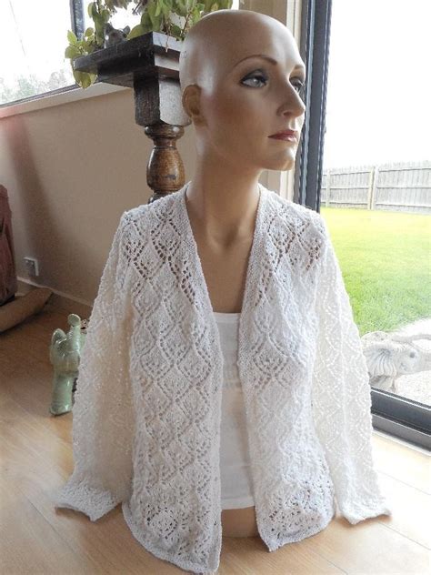 Lacy Summer Cardigan Knitting Pattern By Glenys Little Knitting Patterns Loveknitting With
