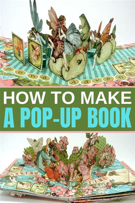 Easy Pop Up Books To Make How To Make A Pop Up Book Step By Step With