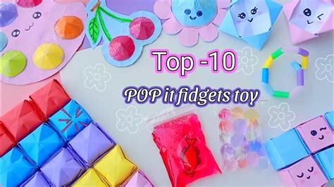 10 Diy Fidget Toy How To Make Pop It How To Make Easy Fidget Toys