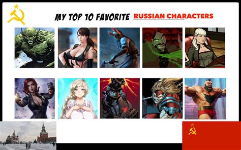 My Top 10 Favorite Russian Characters By Jackskellington416 On Deviantart