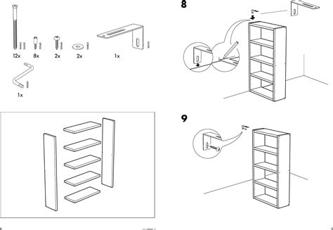 Ikea Lack Bookcase 41x75 Assembly Instruction