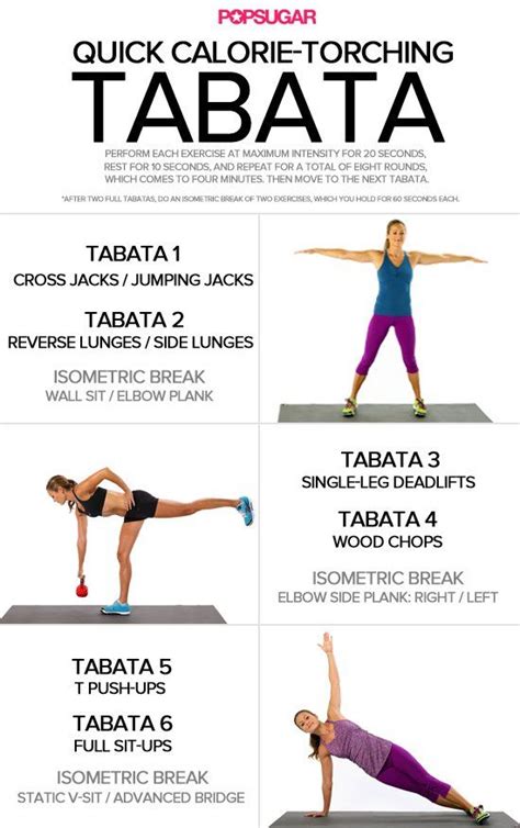Get In Get Out Quick Calorie Torching Tabata Exercise Fitness Tips Tabata Workouts