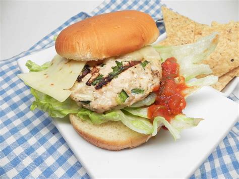 Grilled Green Chile Turkey Burgers Recipe