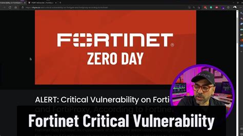 ALERT Critical Vulnerability On FortiGate And FortiProxy YouTube