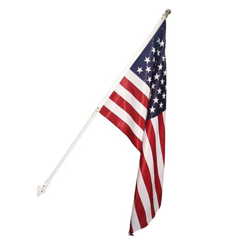 American Flag Hanging On Pole Clip Art Library