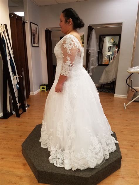 If you are still trying to determine your size, see the chart below. Casablanca 'Plumeria 2269' | Plus size wedding gowns ...