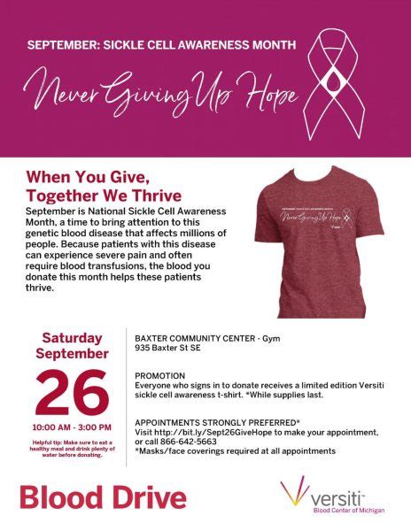 Give Hope Sickle Cell Awareness Blood Drive Knexis Naacpgr Knexis