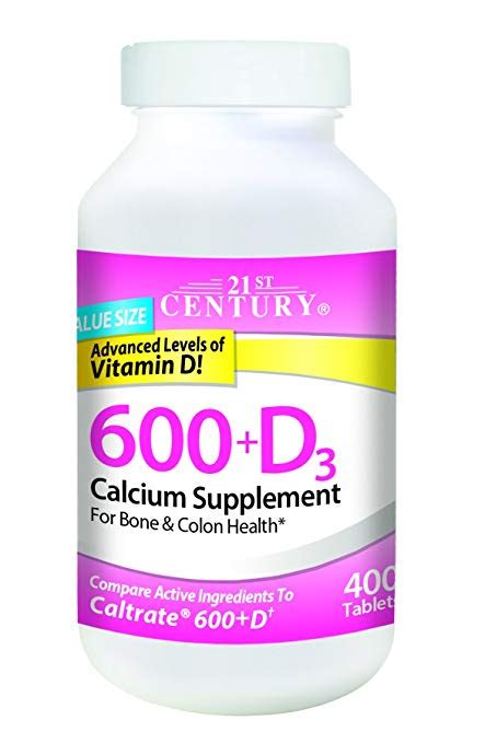 Calcium and vitamin d are essential to building strong, dense bones when you're young and to keeping them strong and healthy as you age. Amazon.com: 21st Century Calcium Plus D Supplement, 600 mg ...