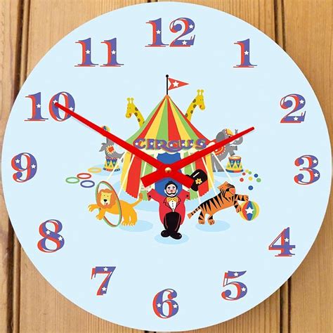 Circus Clock By Cute Clocks