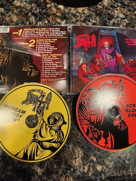 Death Scream Bloody Gore Cd 2 Disk Set