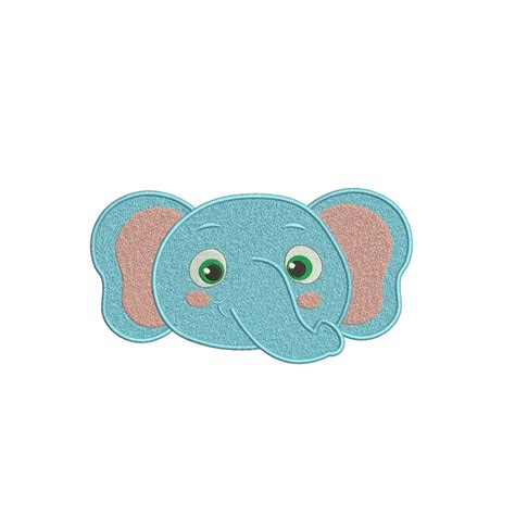 Ello Elephant Cocomelon Head Embroidery Design