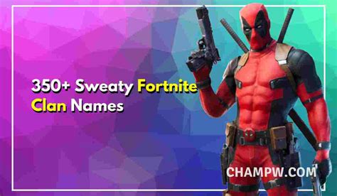 350 Sweaty Fortnite Clan Names That Are Not Taken