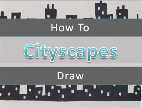 How To Draw An Easy Cityscape Art Tutorial Art By Ro
