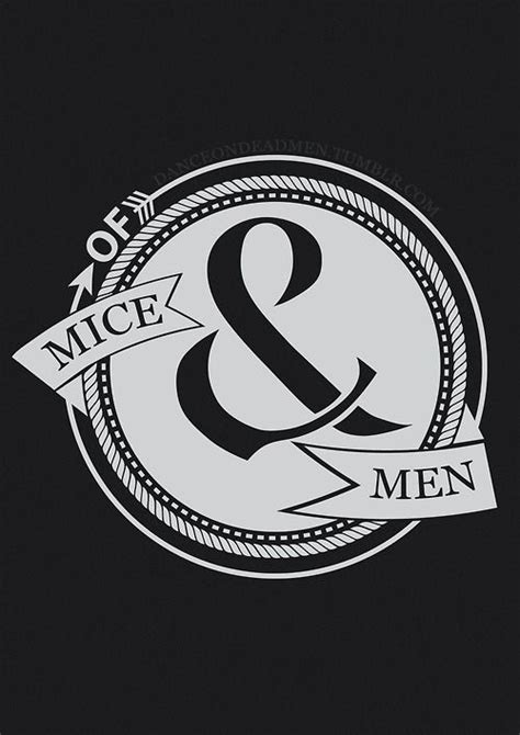 Of Mice And Men Logo Bands And Music Pinterest