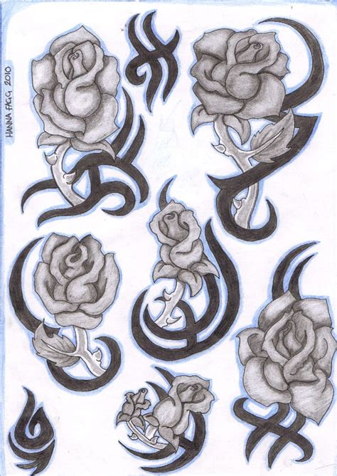 The best selection of royalty free tribal rose tattoo vector art, graphics and stock illustrations. tribal roses tattoo flash by inkie-girl on DeviantArt