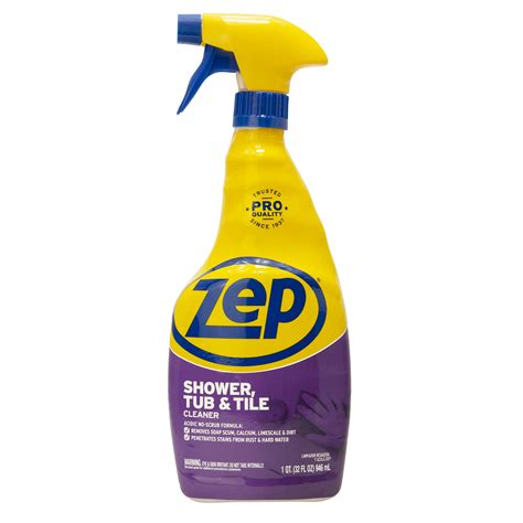 zep professional shower tub and tile cleaner 32 ounce