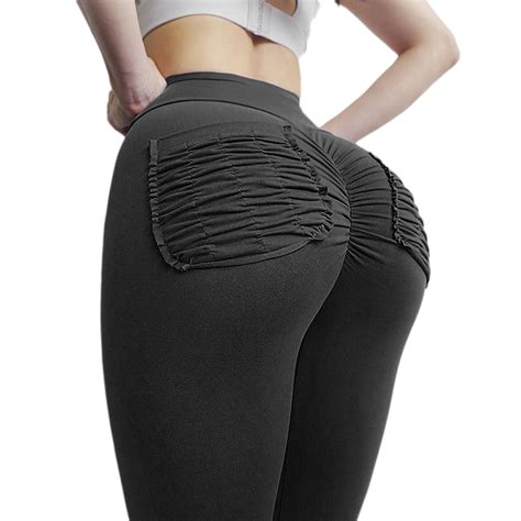 Fittoo Fittoo Ruched Butt Lifting Leggings High Waisted Workout Sport